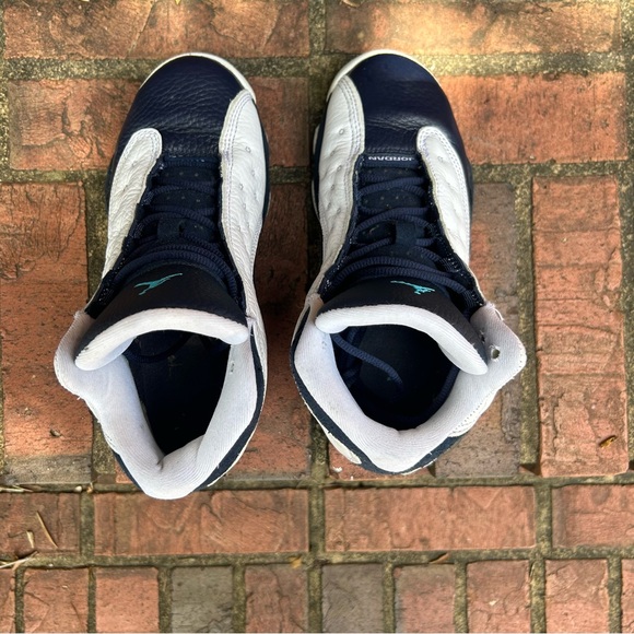 Jordan 13 Retro Obsidian White/Dk Powder Blue-Multi  size Y4.5 main image 16